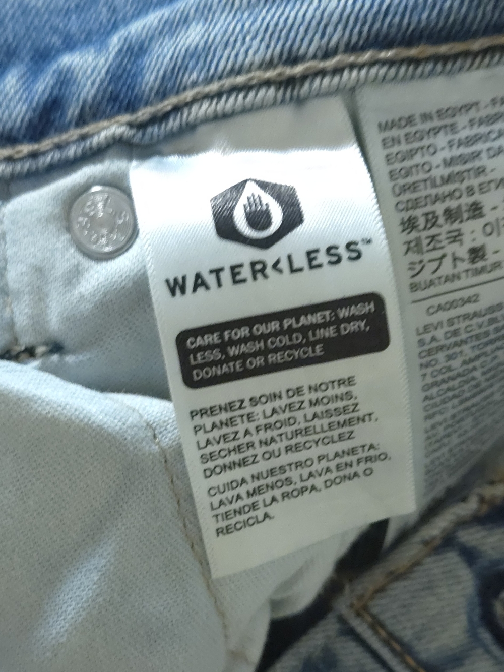 Levi's Light Wash Straight Leg Jeans 511 Slim 34x30 - Picture 5 of 10